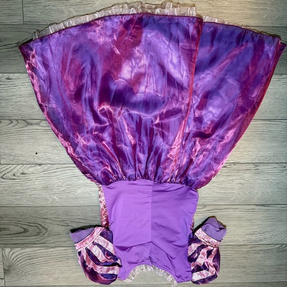 Disney Purple and Pink Rapunzel Kids Costume Princess Dress size Small - Picture 6 of 8